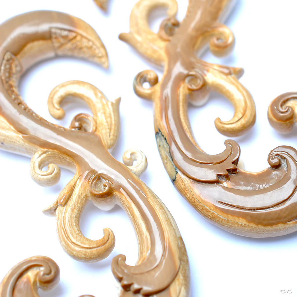 French Swan in Mammoth Ivory in 1/2” from Diablo Organics - Image 3