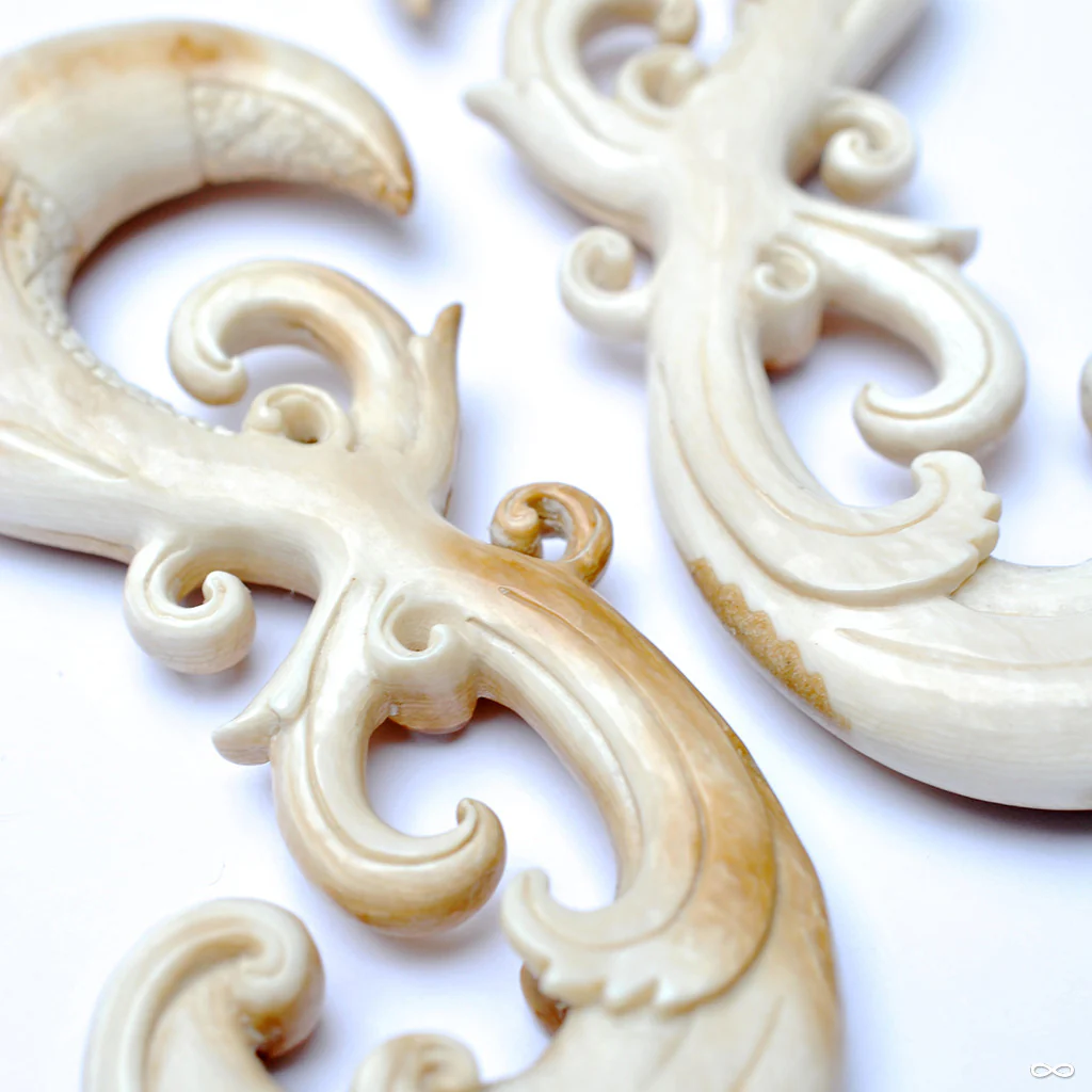 French Swan in Mammoth Ivory in 1/2” from Diablo Organics - Image 4