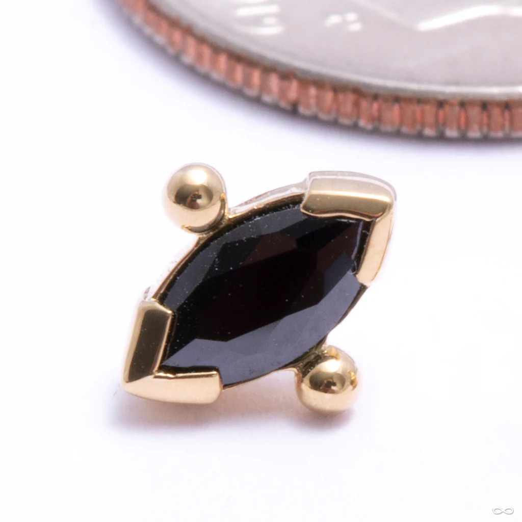 Pylon Press-fit End in Gold from Auris Jewellery - Image 3